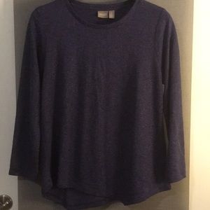 Chico’s purple sparkle shirt